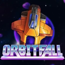 Logo of Orbitfall from ELK Studios at Slotbox Casino
